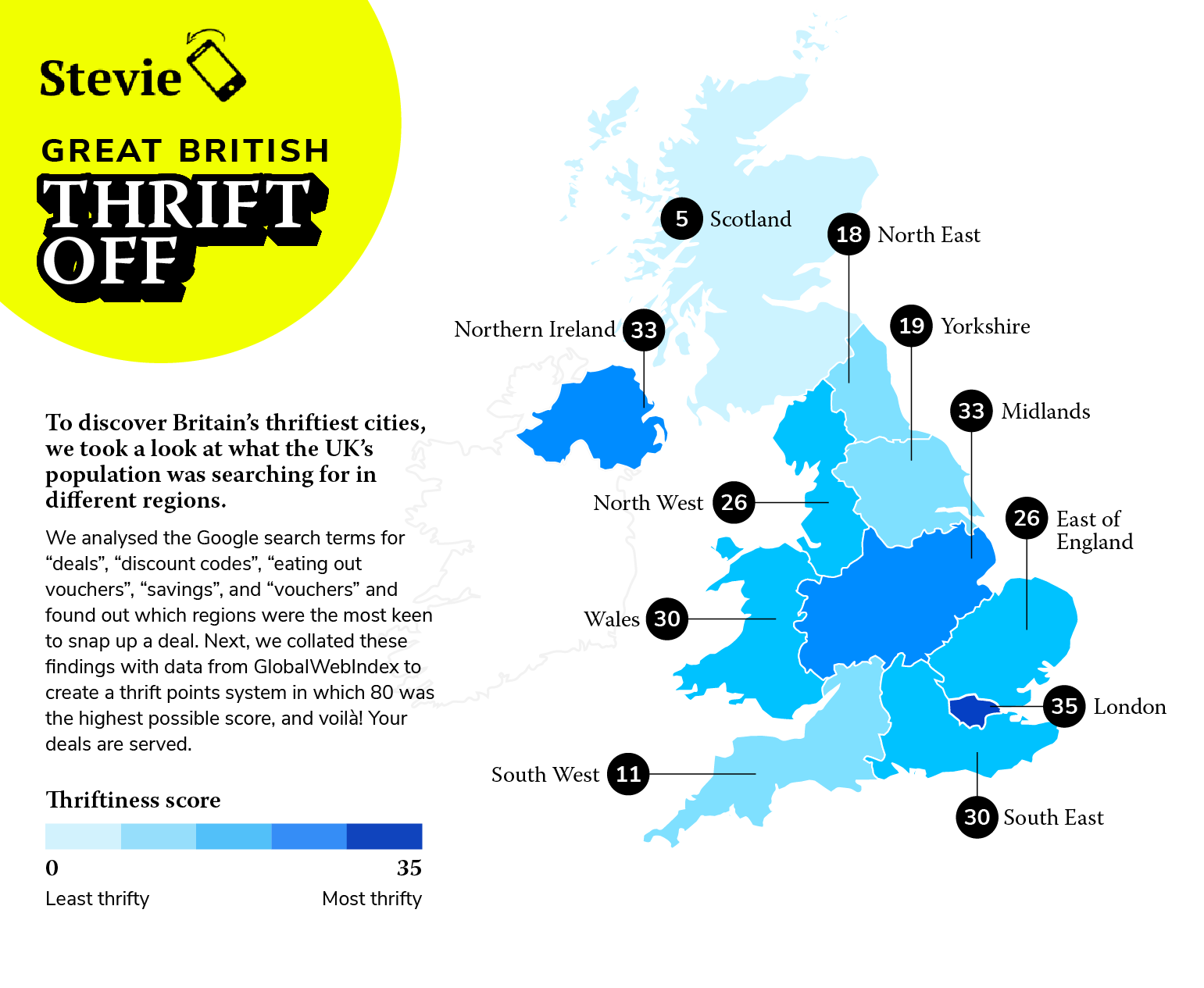 The South Triumphs in Battle of the UK’s Thriftiest Cities Says Enjoy Stevie