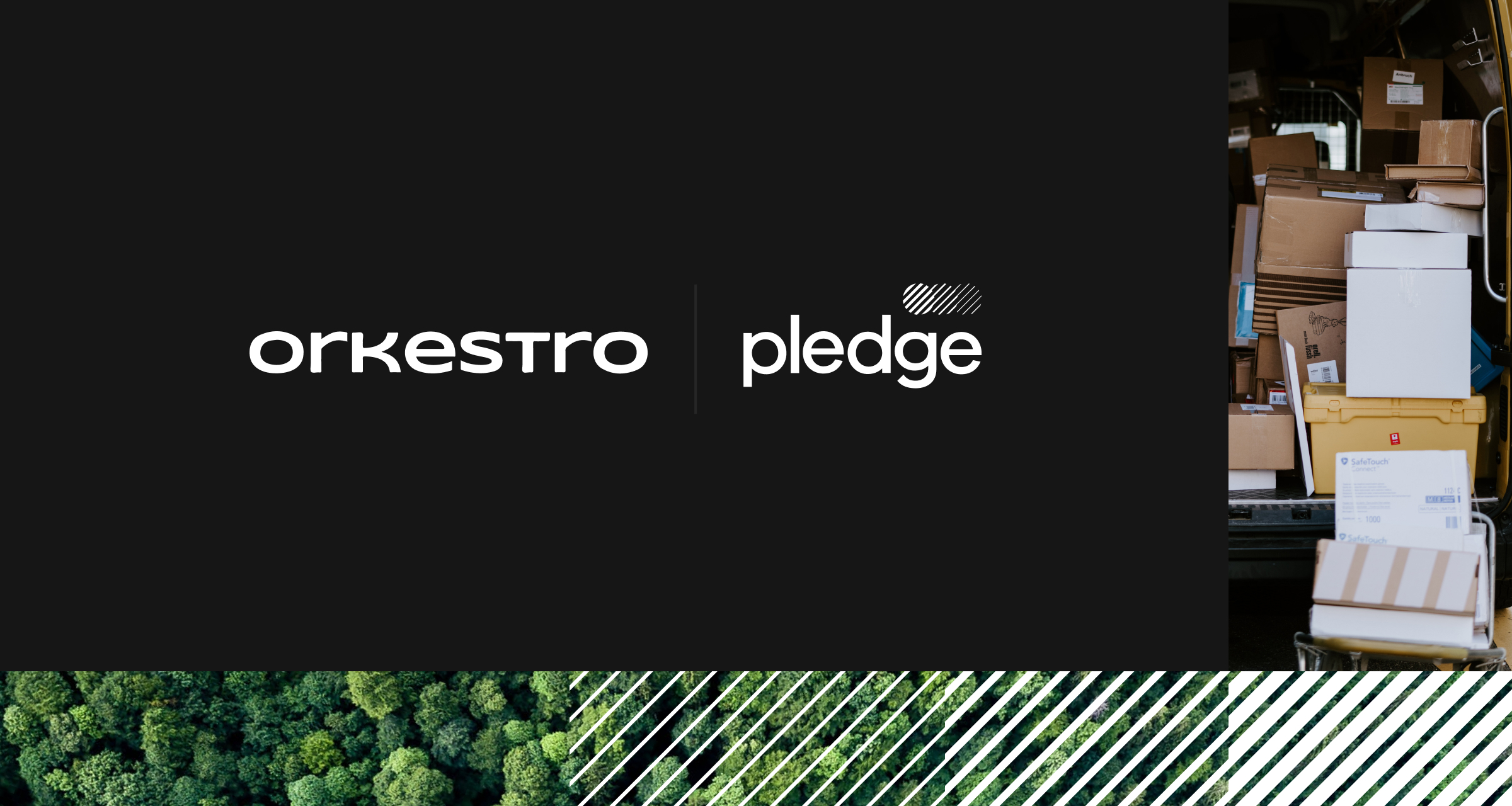 Last-mile delivery infrastructure player Orkestro partners with Pledge to take climate action on the impact of their deliveries