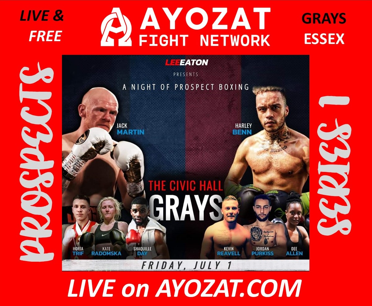 Professional boxing live-streamed free on The Ayozat Fight Network  at Ayozat.com