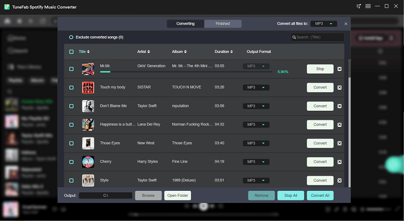 New Release TuneFab Spotify Music Converter V3.1.19 - 35X Faster Speed
