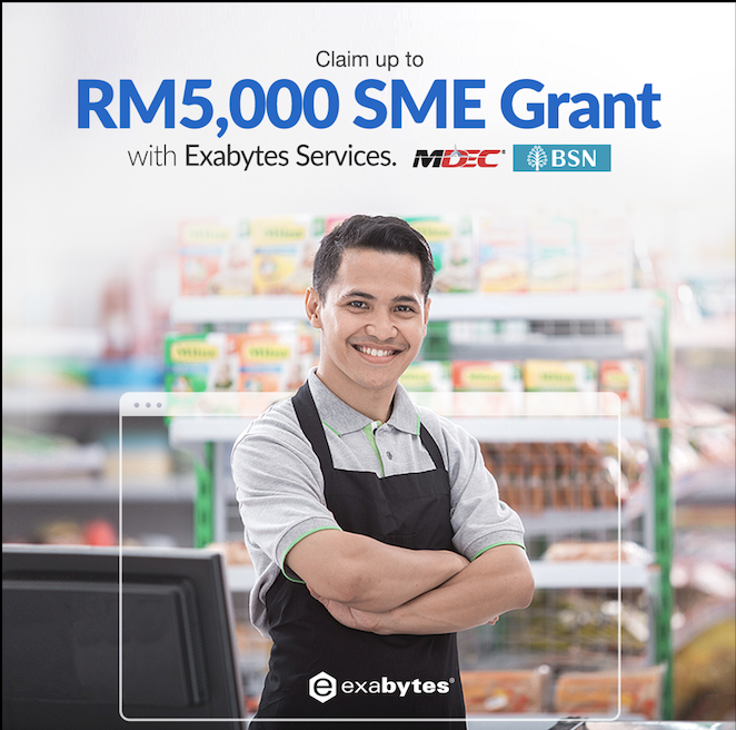 Digitize Your Business with Exabytes Group, and Get a Matching Grant Up To RM5000 from the Government
