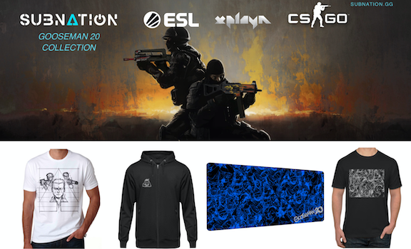 SUBNATION & Xplayn Launch Gooseman20 Merchandise Collection With ESL Shop At The 2020 Intel® Extreme Masters Katowice CS:GO