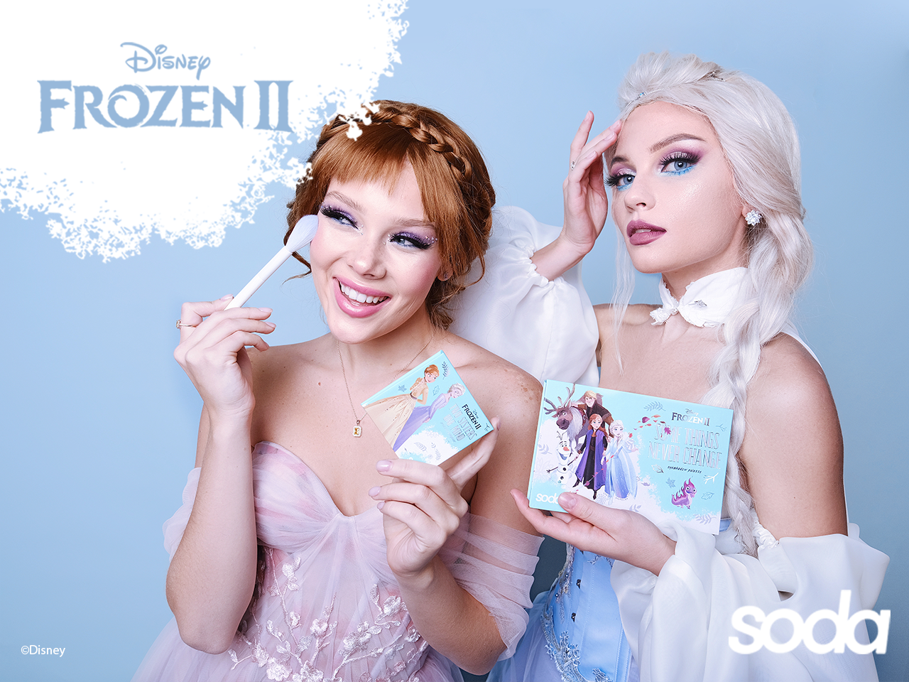 SODA Makeup and Disney’s Frozen II collaborate on magical new makeup collection