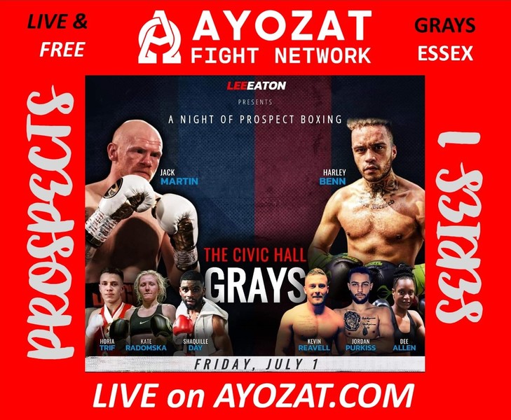 Professional boxing live-streamed free on The Ayozat Fight Network  at Ayozat.com